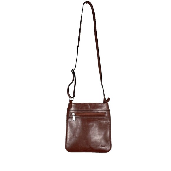 Stauer Handbags - Stauer Handbag Womens Brooklyn Luxury Italian Leather Crossbody Hip Bag Brown